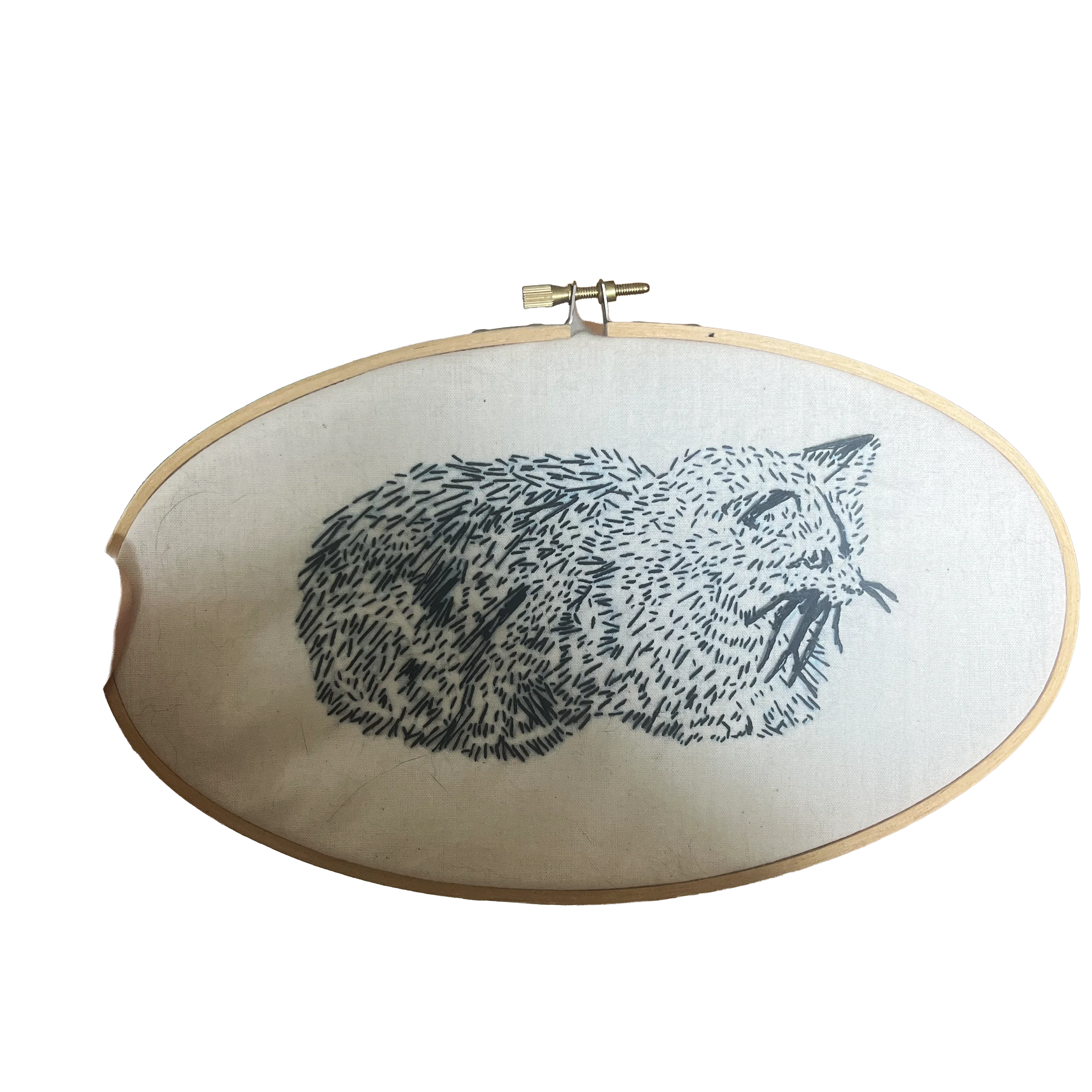 Cat embroidery